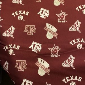 Texas A&M cotton face mask